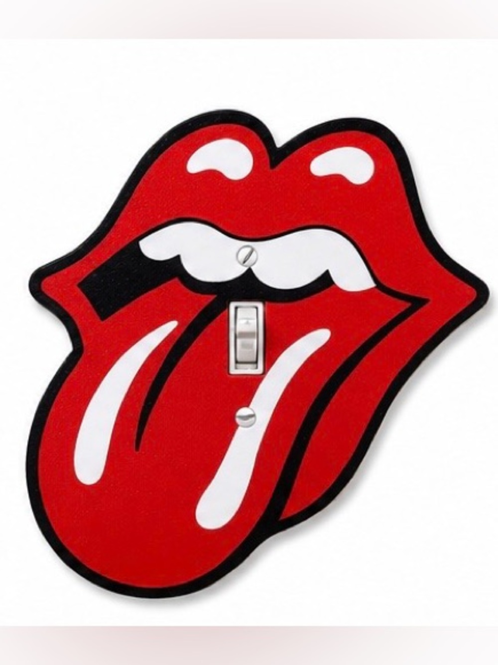2/$25 3D Printed Rock Tongue Light Switch Cover Retro Wall Plate Decor